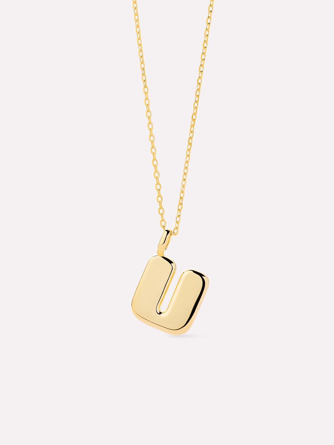 Gold Initial Necklace - Letter Necklace