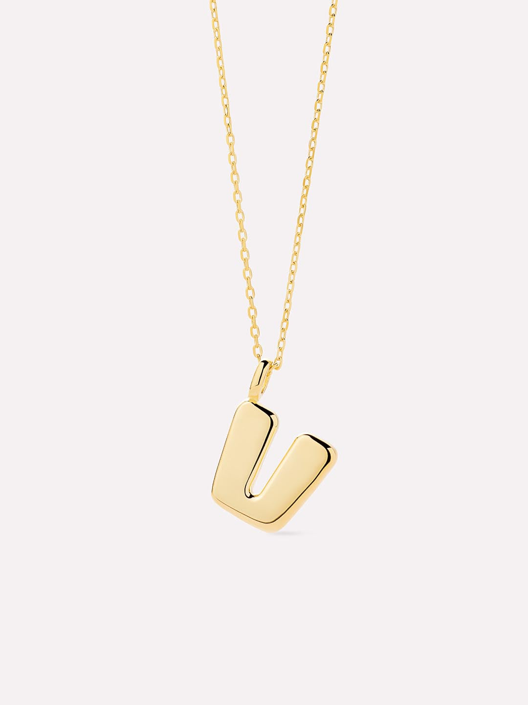 Gold Initial Necklace - Letter Necklace