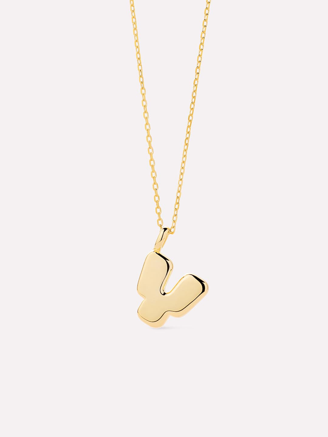 Gold Initial Necklace - Letter Necklace