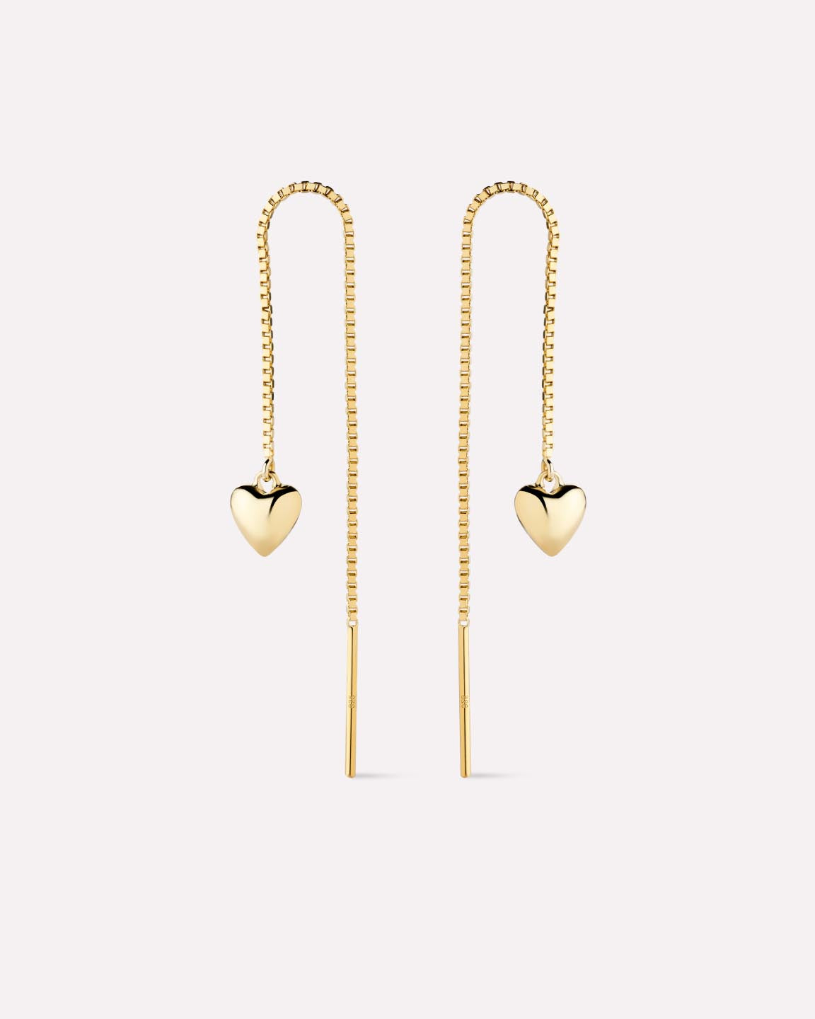 14K Gold Plated Sterling Silver Love Lev Heritage Delicate Threader Earrings For Women Ana Luisa Lev Threaders
