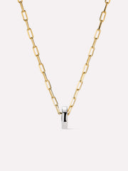 Gold Pendant - Jasper