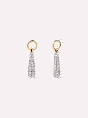 Earring Charms - Micropave Drop Charms