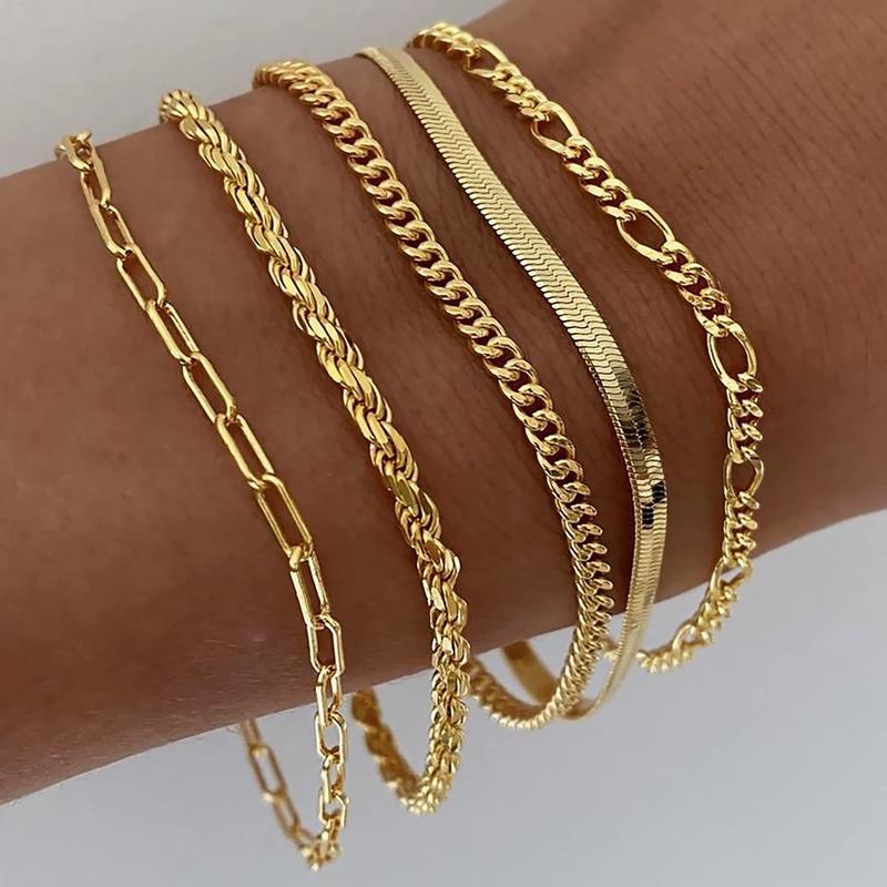 5-Piece Classic Bracelets Stack