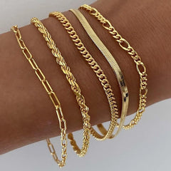 5-Piece Classic Bracelets Stack