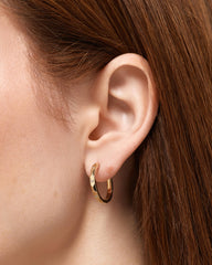 Gold Hoop Earrings - Walker Hoops