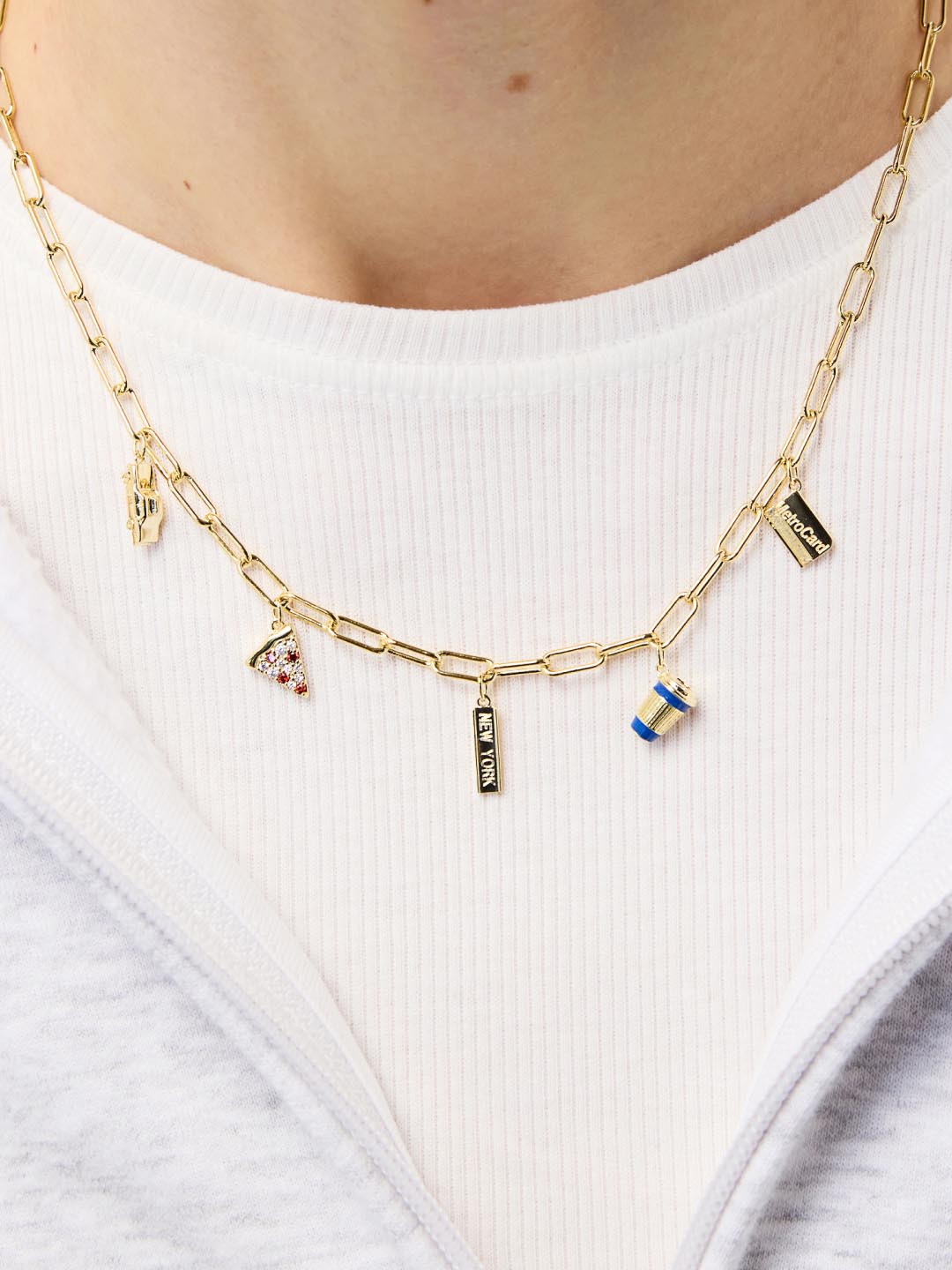 Charm Necklace - A New York Minute Necklace