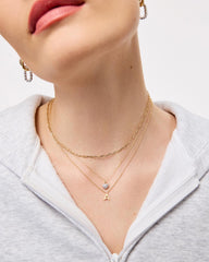 14K Gold Plated Cubic Zirconia Love Pave Vday Pendant Necklaces For Women Ana Luisa Ellery