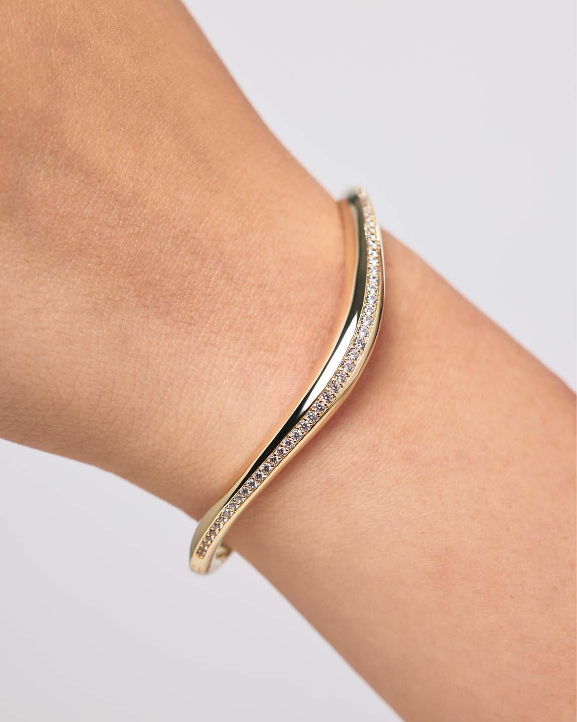 Bangle Bracelet - Talia Silver