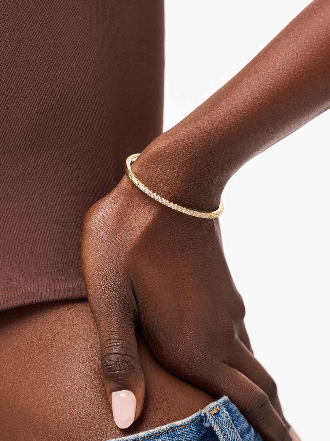 Bangle Bracelet - Juliette Silver