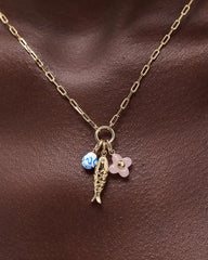 Charm Necklace - Flora Charm Necklace
