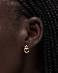 Gold Stud Earrings - Mini Remi Studs