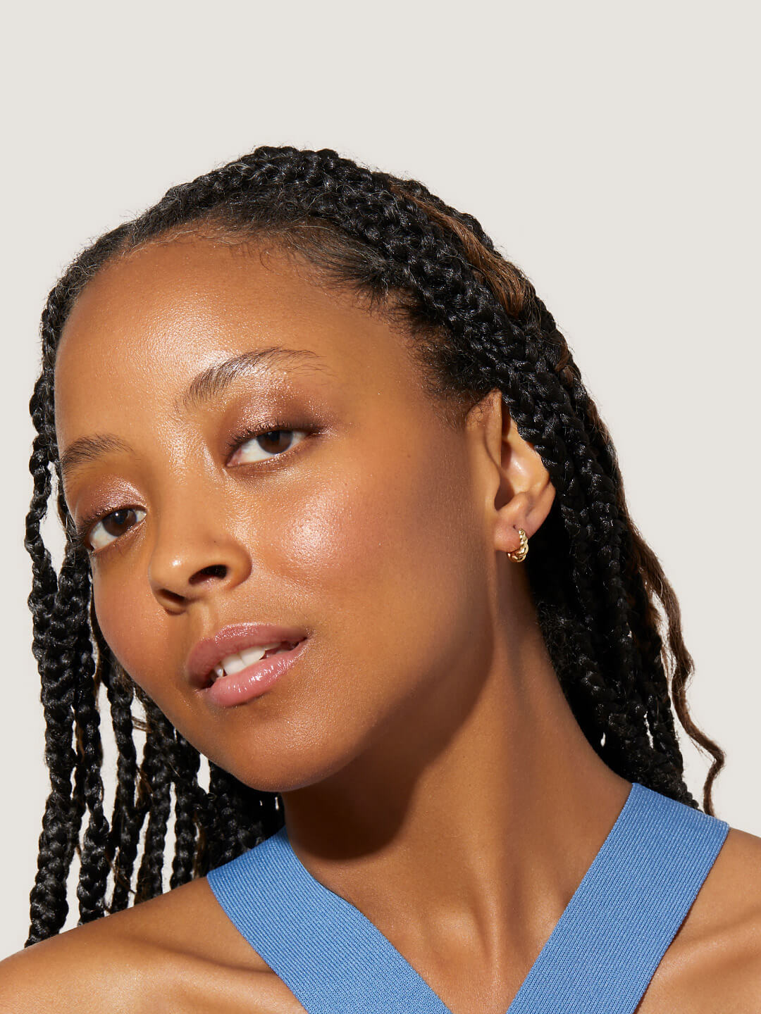 Twisted Hoop Earrings - Paris