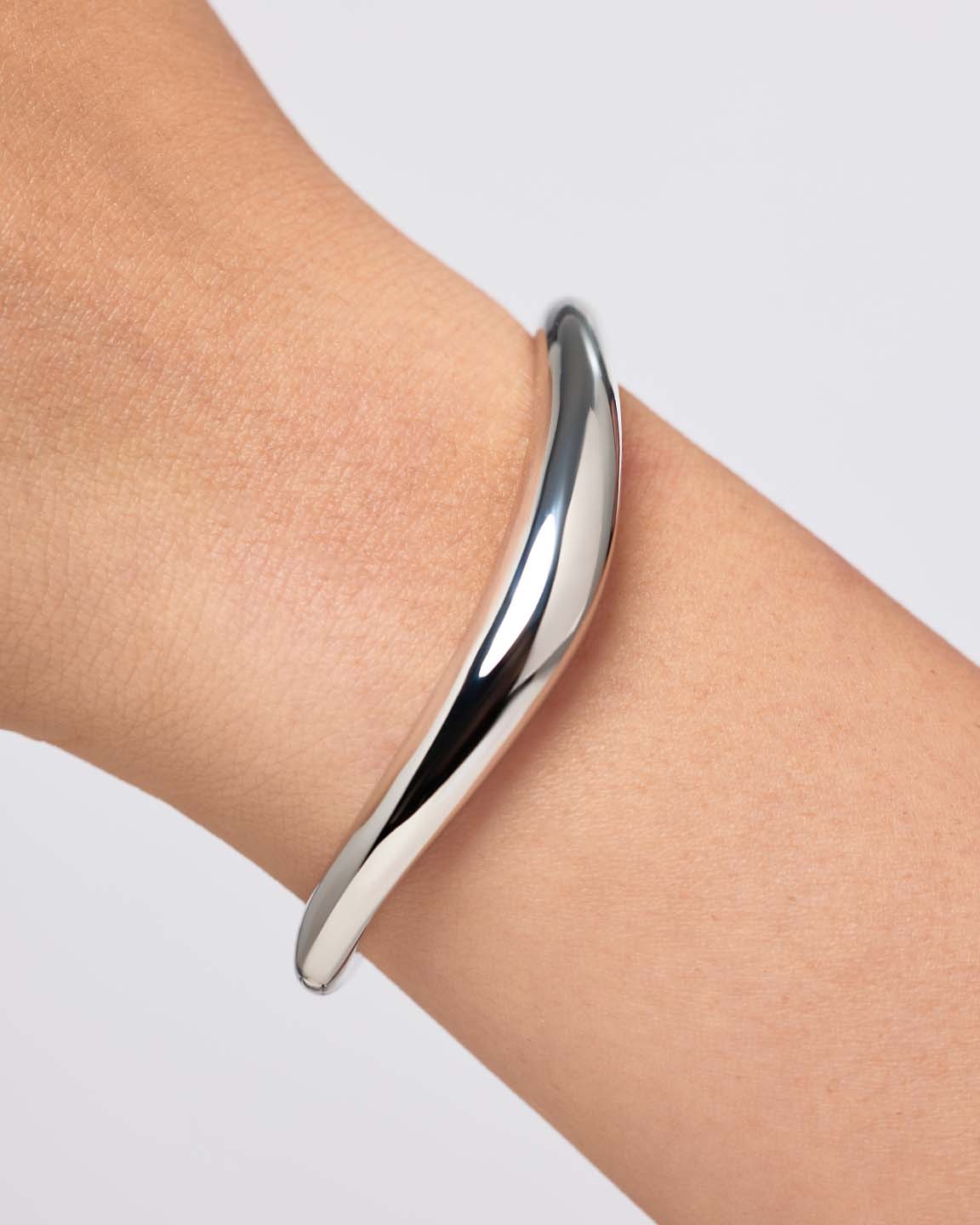 Bangle Bracelet - Talia Silver