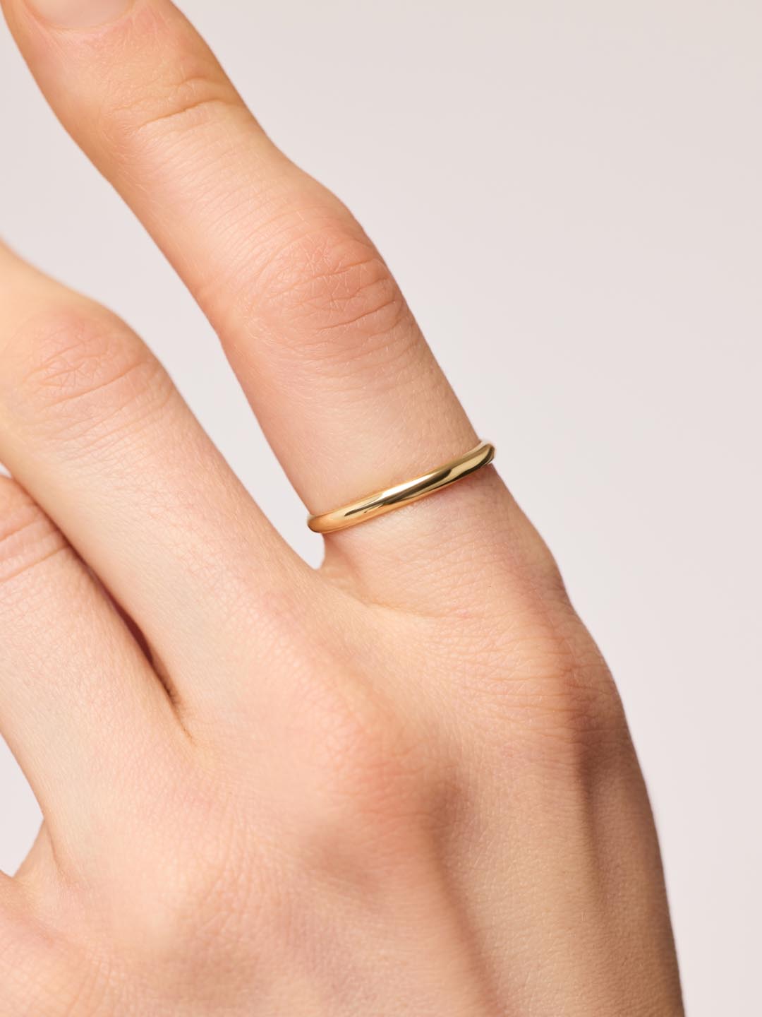 Gold Band Ring - Medium Band Ring