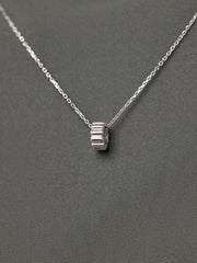 Solid White Gold - Galaxy Charm