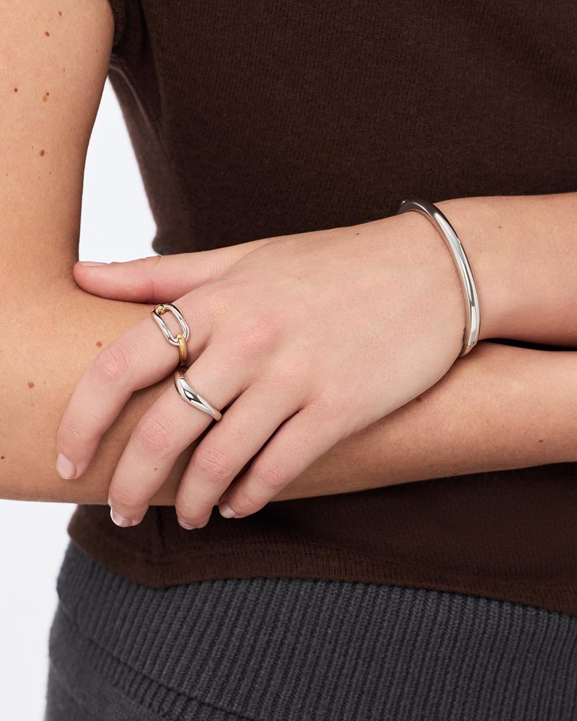 Gold Band Ring - Stevie