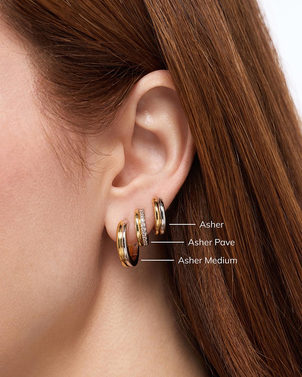 Hoop Earrings - Asher Medium