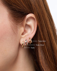 Double Hoop Earrings - Toda
