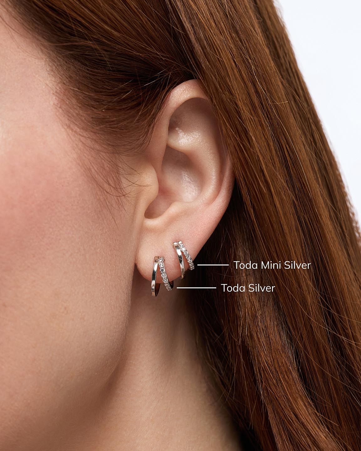 Double Hoop Earrings - Toda