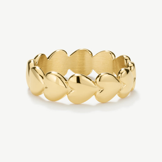 Mini Hearts Stacking Ring