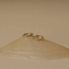 Tiny Gold Hoop Earrings