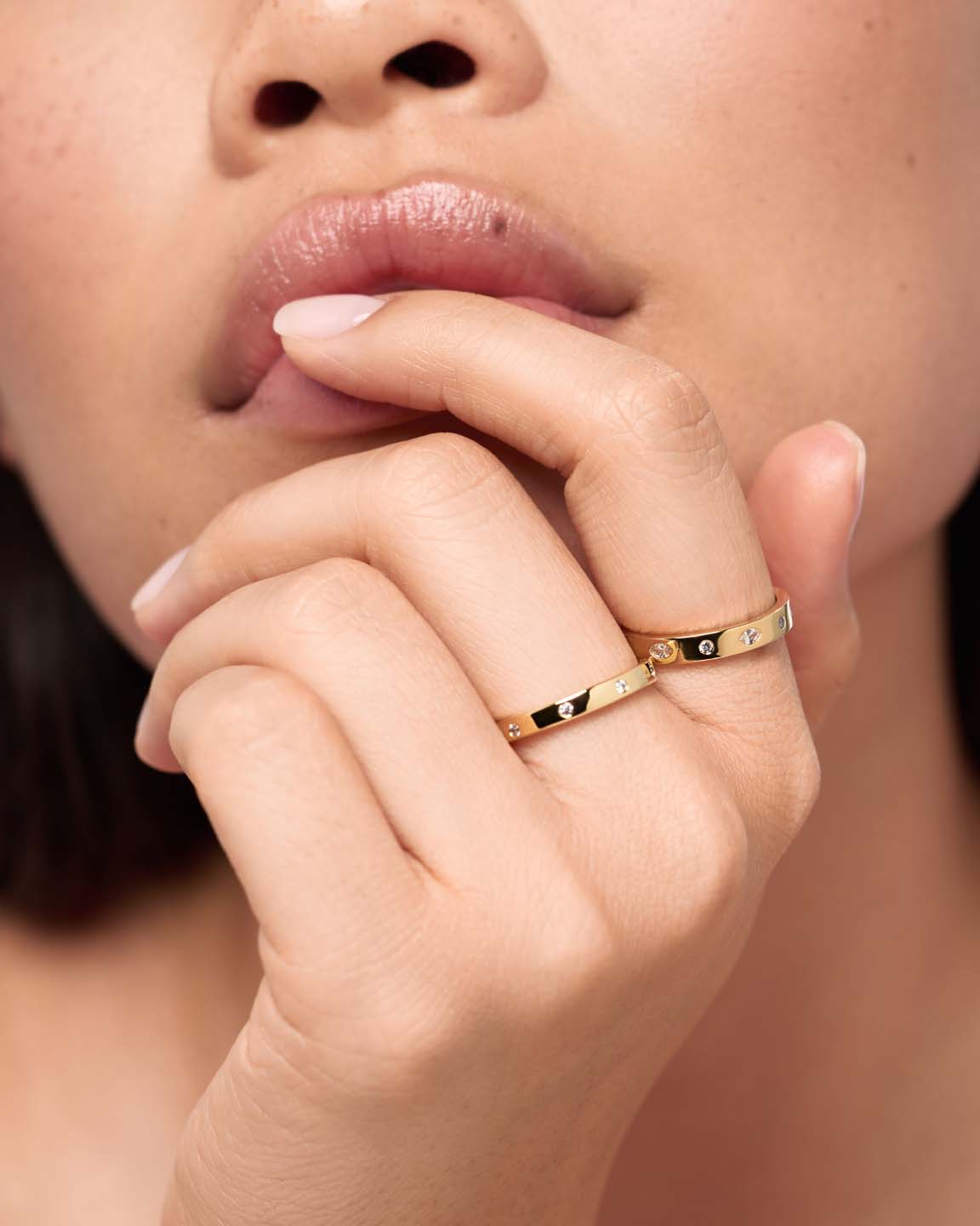 Gold Band Ring - Selena Ring
