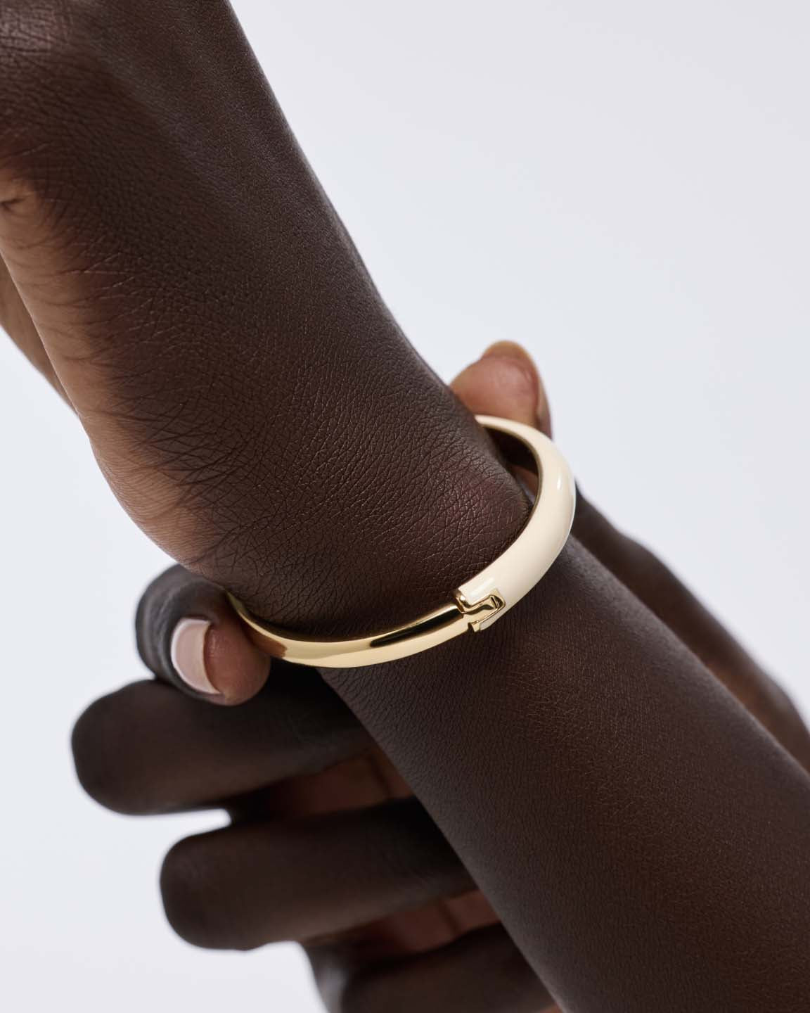 Bangle Bracelet - Brynley Two Tone