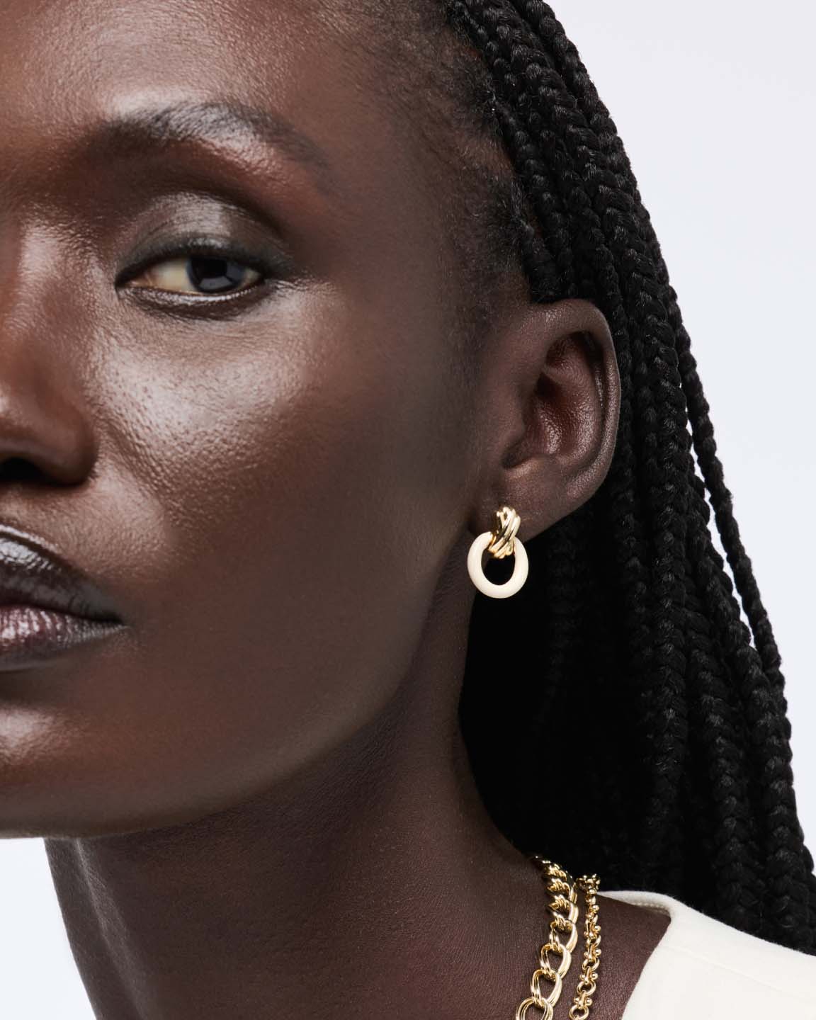 Gold Stud Earrings - Mini Remi Studs
