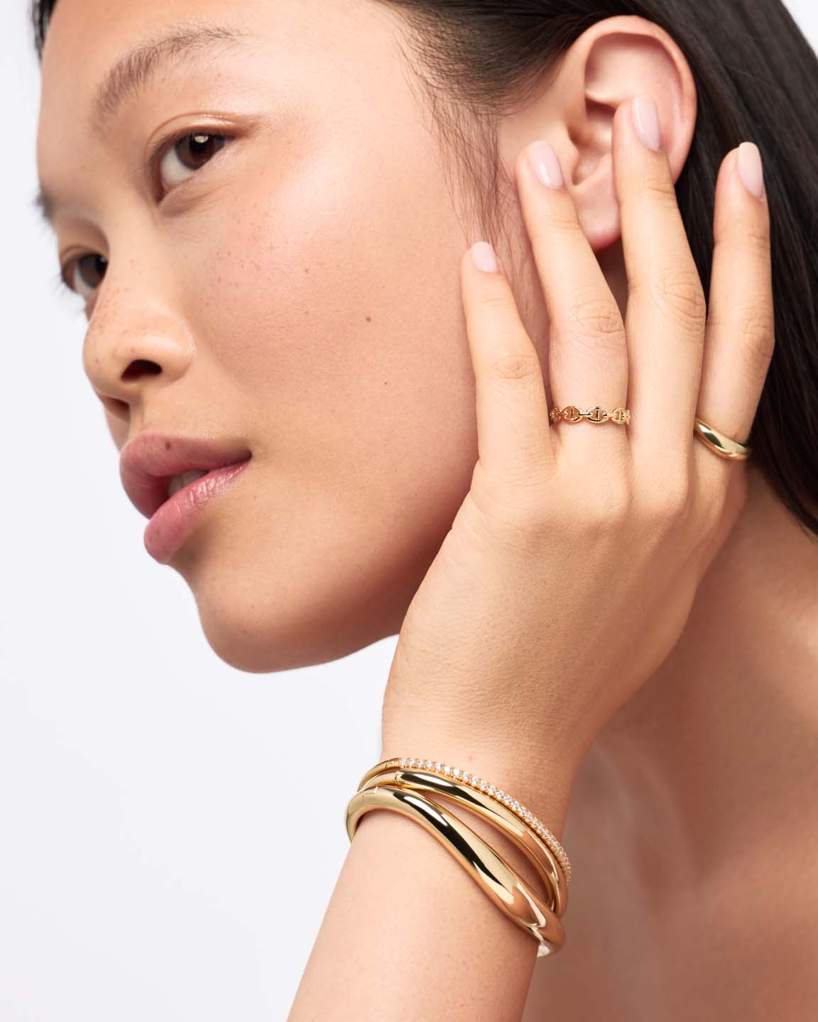 Bangle Bracelet - Talia Silver
