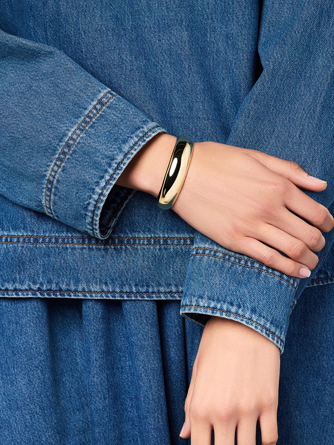 Gold Cuff Bracelet - Jalyn