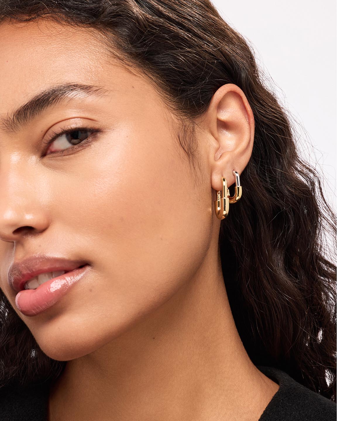 Gold Hoops - Brynley Hoops Large