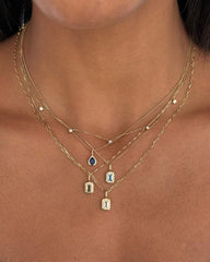 Solid Gold Semi Precious Stones Pendant Necklaces For Women Ana Luisa Heirloom Necklace