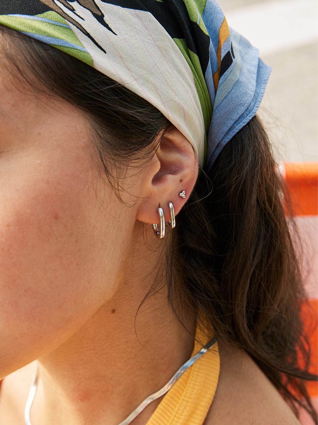Gold Hoop Earrings - Rox Mini