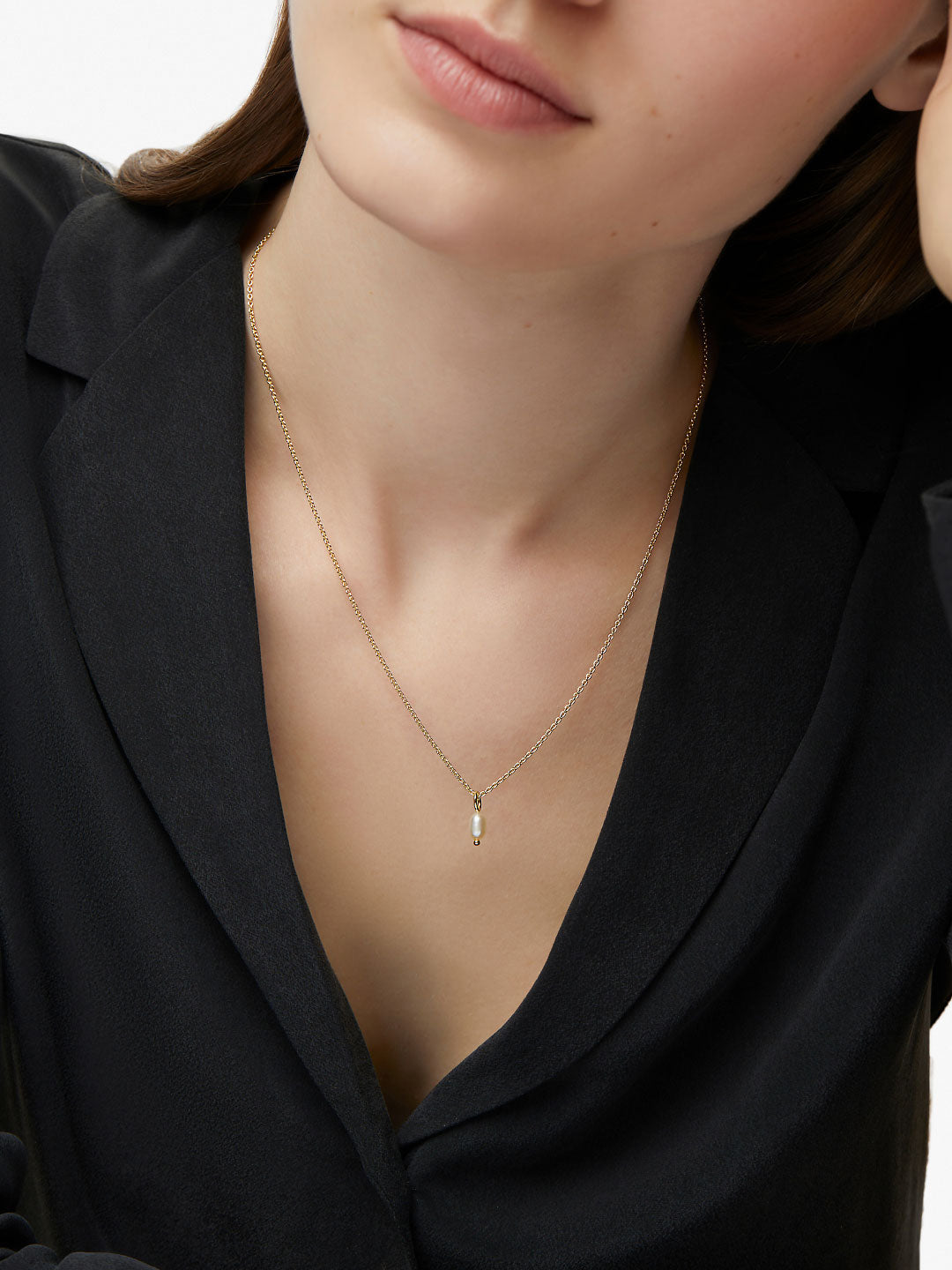 Ana Luisa Mini Naomi Pearl Necklace
