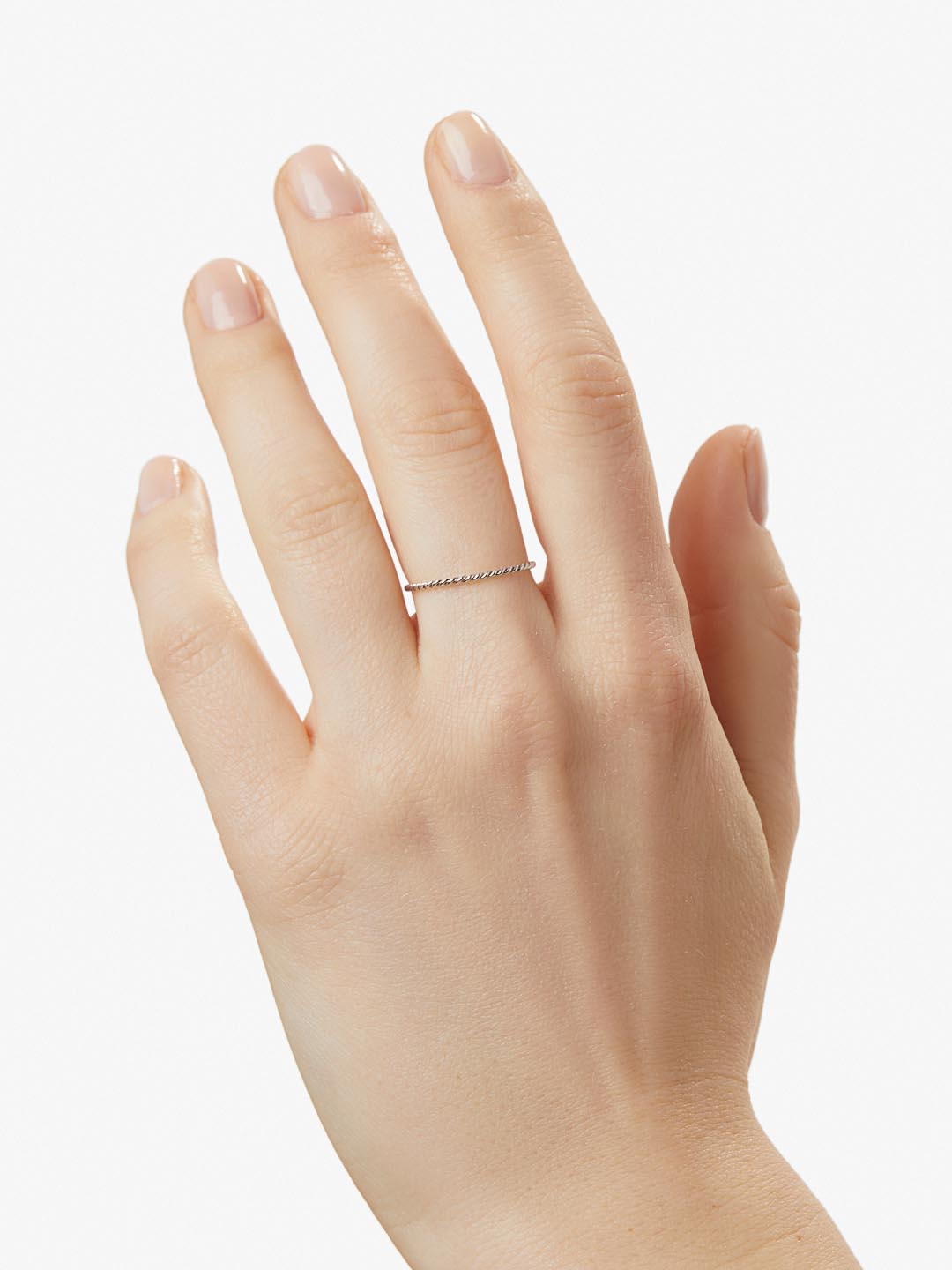 Gold Band Ring - Gold Twist Ring
