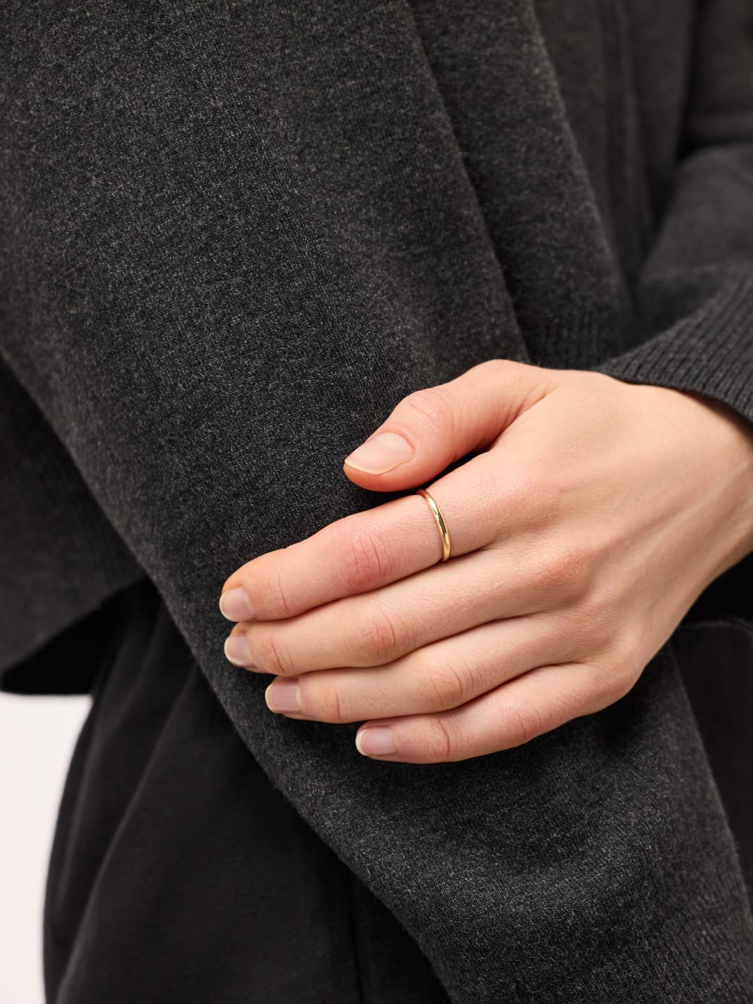 Gold Band Ring - Medium Band Ring