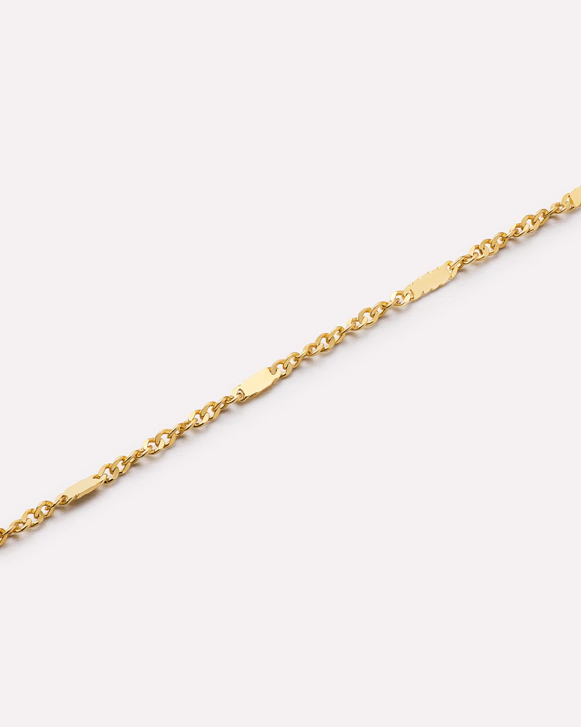 Solid Yellow Gold - Singapore Chain Necklace