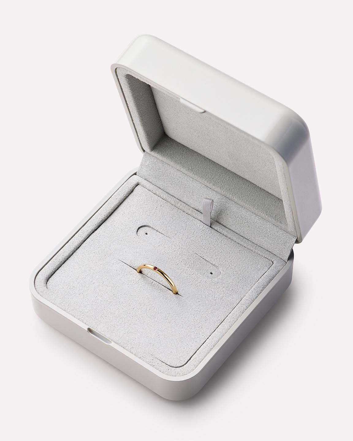 Solid Yellow Gold - 3 Stone Birthstone Ring