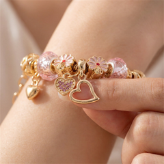 Playful Pink Charm Bracelets