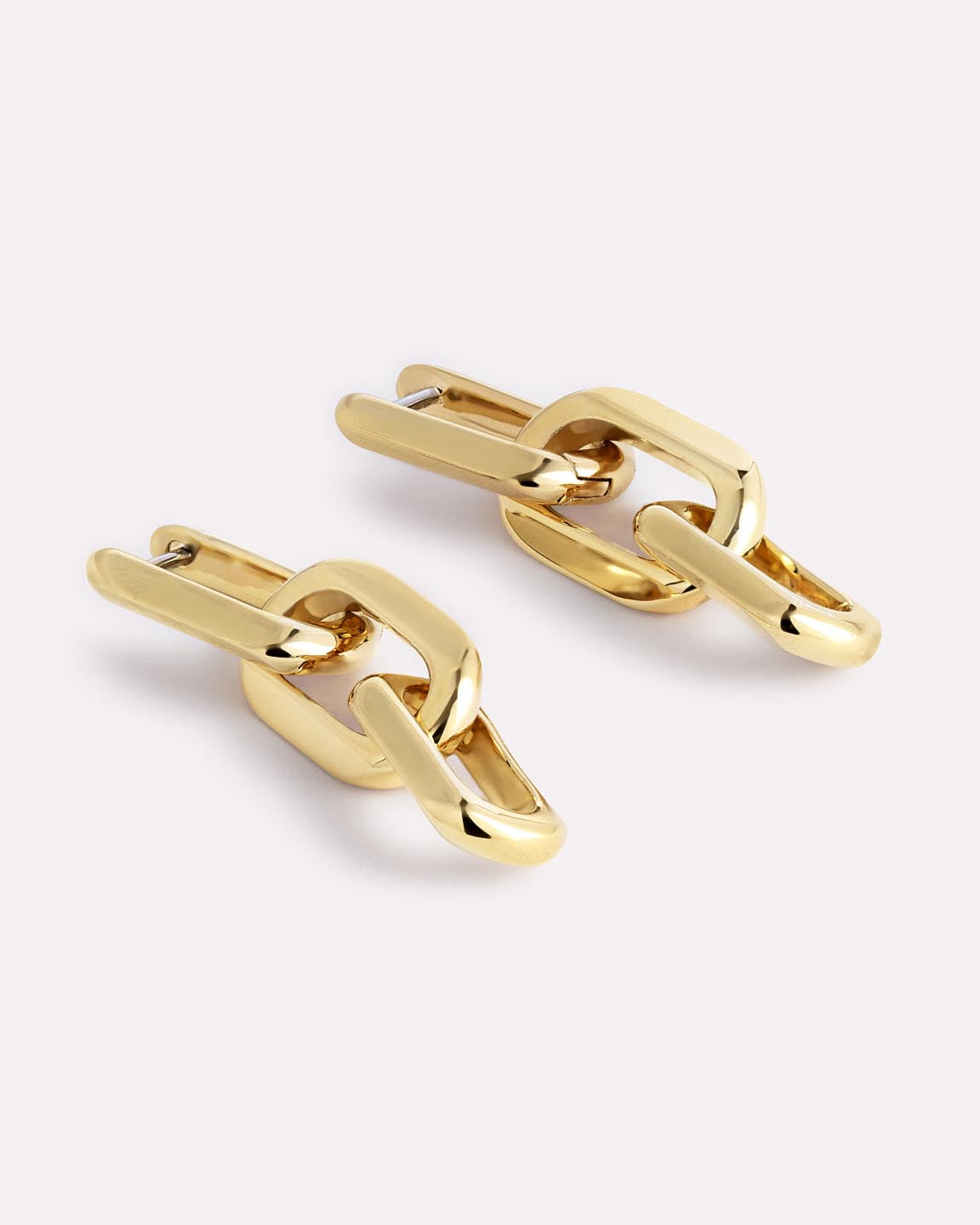 Statement Earrings - Eve Link Hoops
