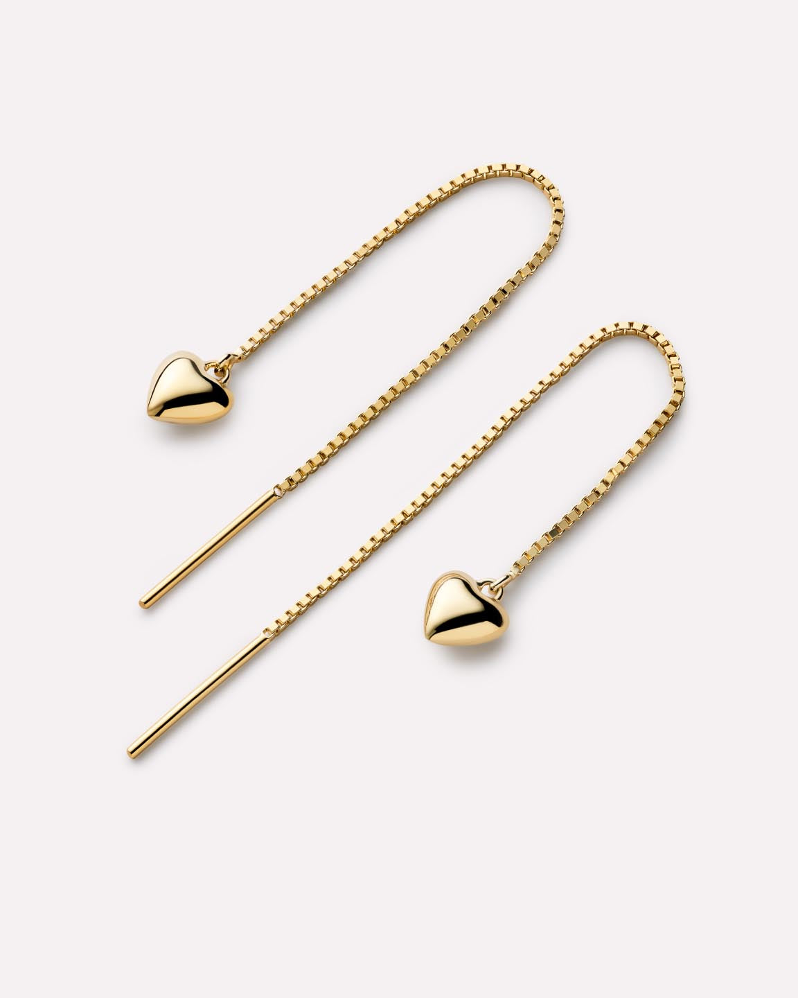 14K Gold Plated Sterling Silver Love Lev Heritage Delicate Threader Earrings For Women Ana Luisa Lev Threaders