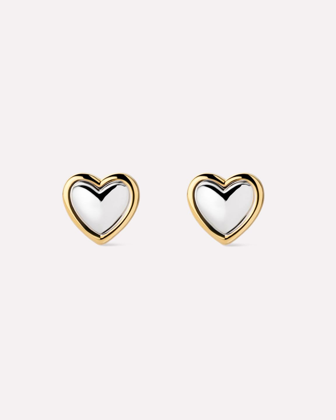 14K Gold Rhodium Plated Two Tone Love Lev Heritage Statement Stud Earrings For Women Ana Luisa Lev Studs Two Tone