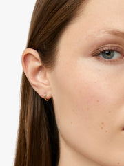 Ana Luisa Jewelry Earrings Huggie Gold Huggie Hoop Earrings Gold Huggie Hoops Solid Gold