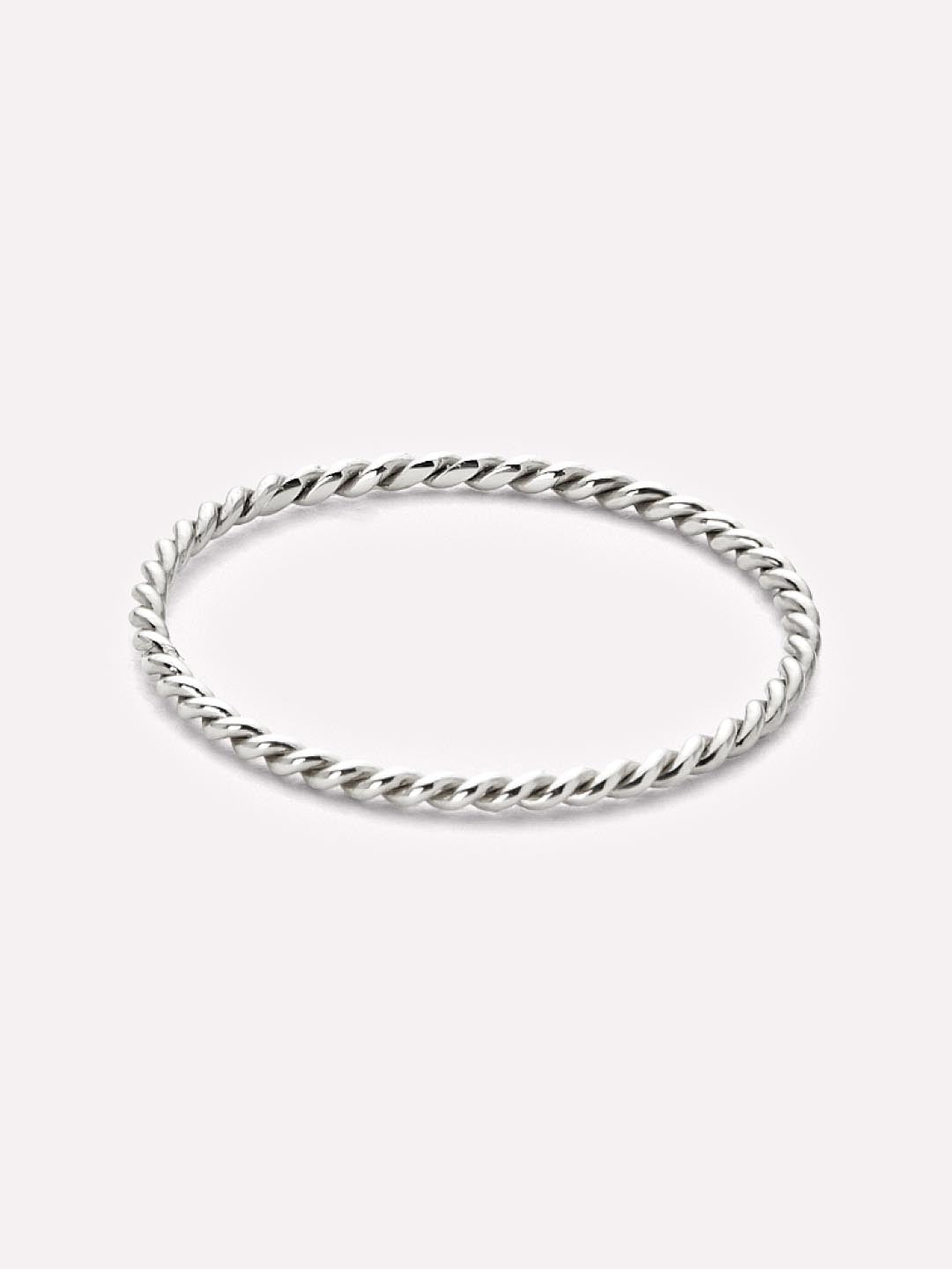 Gold Band Ring - Gold Twist Ring