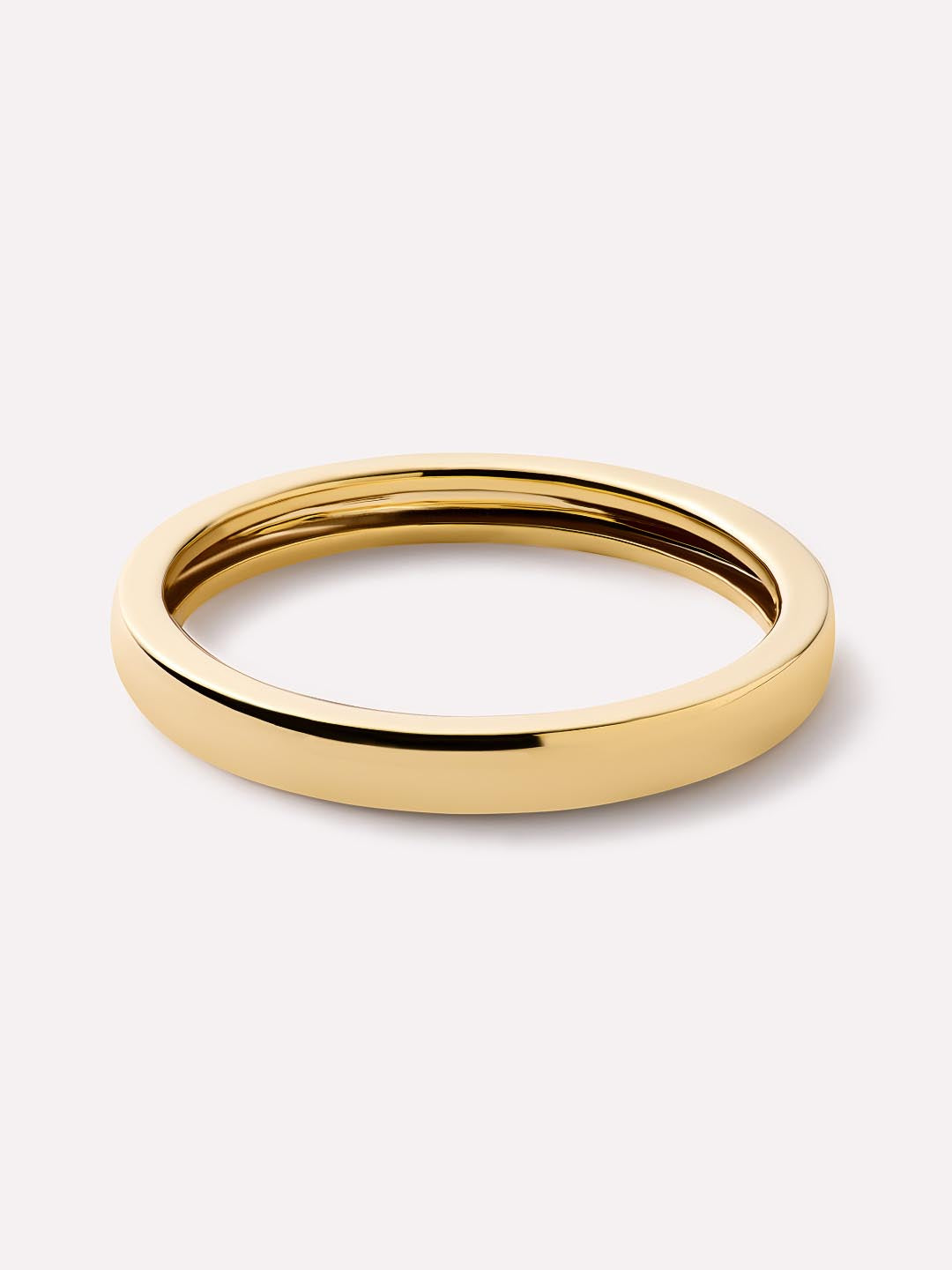 Solid White Gold - Slim Eclipse Ring