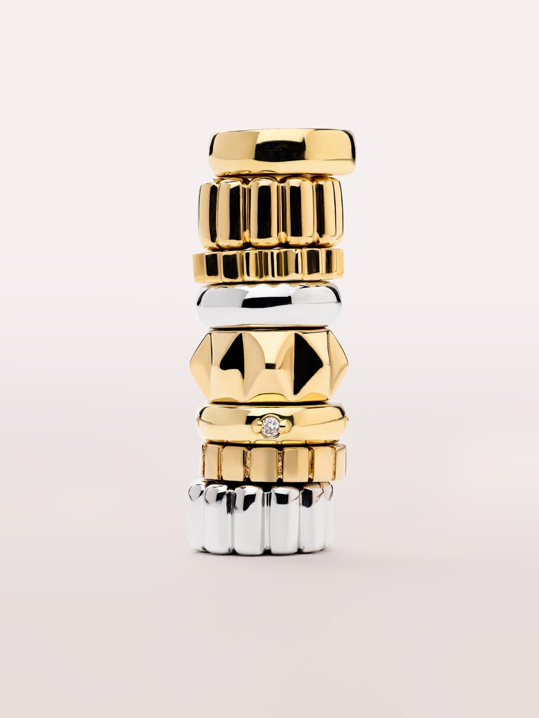 Solid White Gold - Galaxy Charm