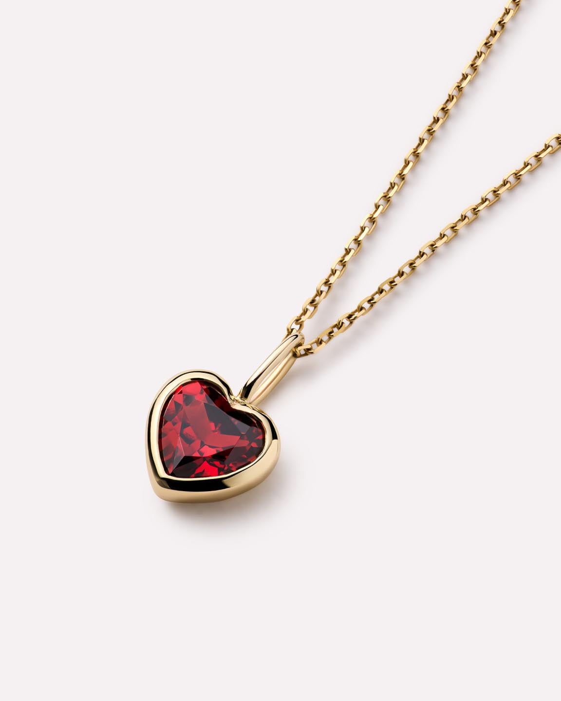 Gold Pendant - Gold Heart Charm