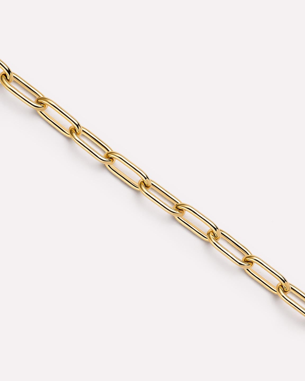 Gold Chain Bracelet - Gold Paperclip Bracelet