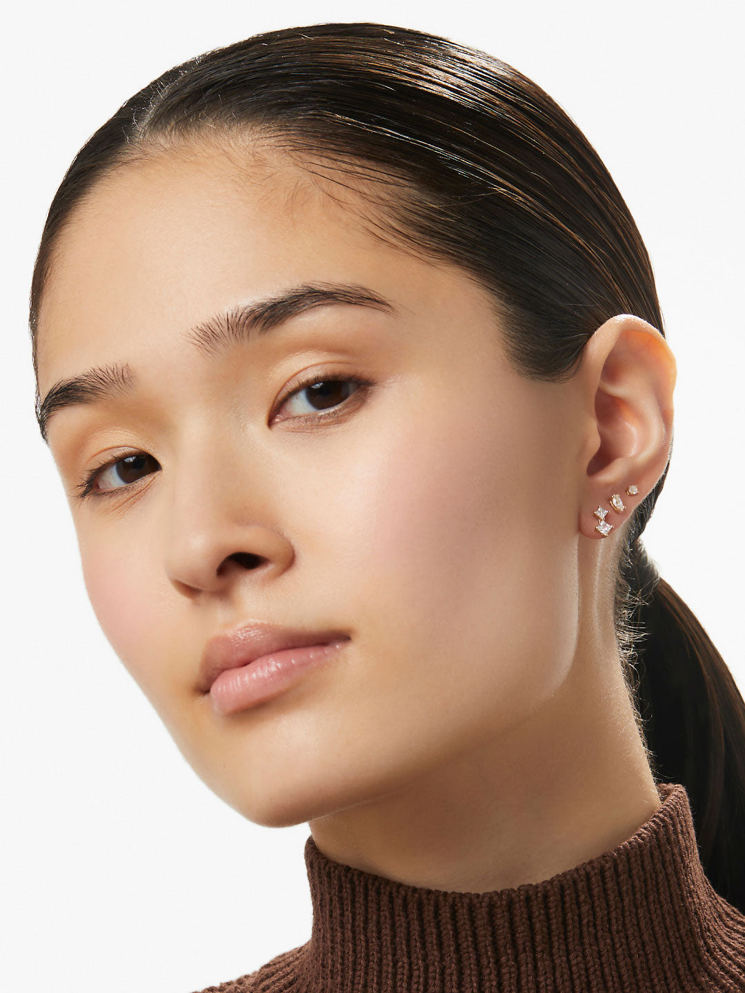 Stud Earrings Set - Val White Set