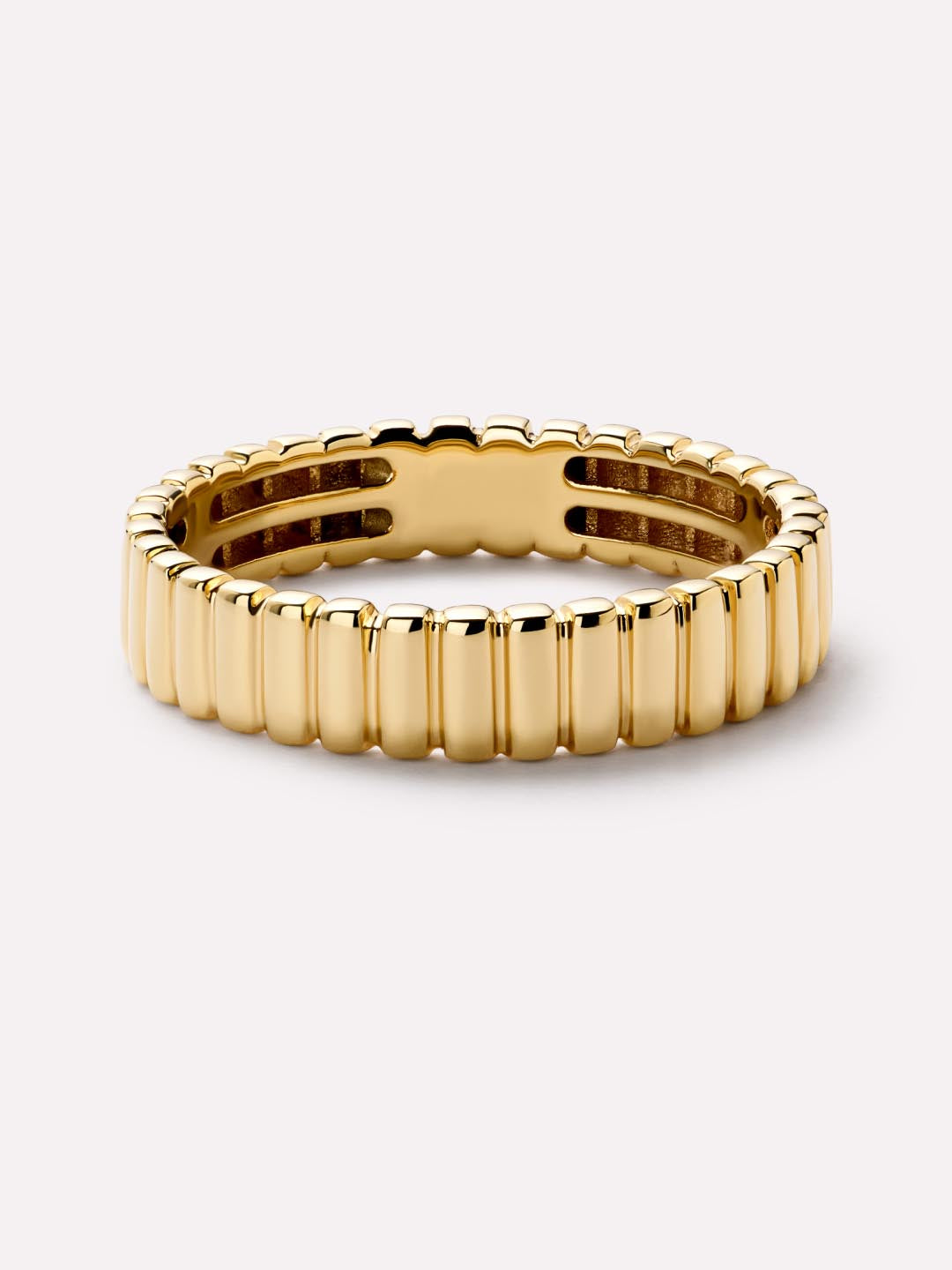 Solid Yellow Gold - Galaxy Ring Wide